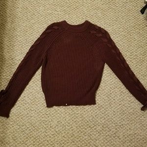 Maroon sweater. Size medium